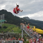 Dirndlgwandl Weitsprung Großarltal