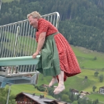 Dirndlgwandl Weitsprung Großarltal