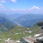 Blick über die Bachalm nach Großarl