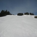 Hochbrand Abfahrt unterhalb der Panoramastube