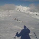 Der Loosbühel, 1.984 m, ist erreicht, im Hintergrund das Gründegg