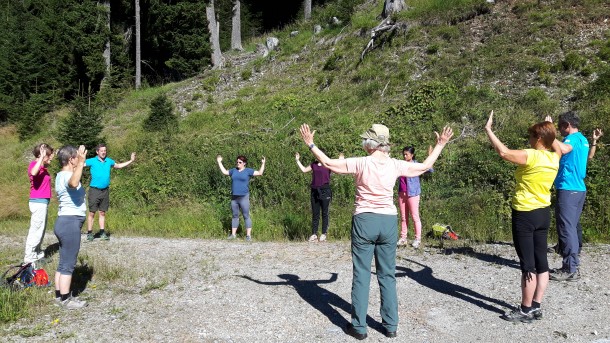 Die ersten Yoga-Übungen