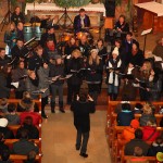 Der Chor "Tabula Rasa" beim Adventkonzert "Moderne Weihnacht"