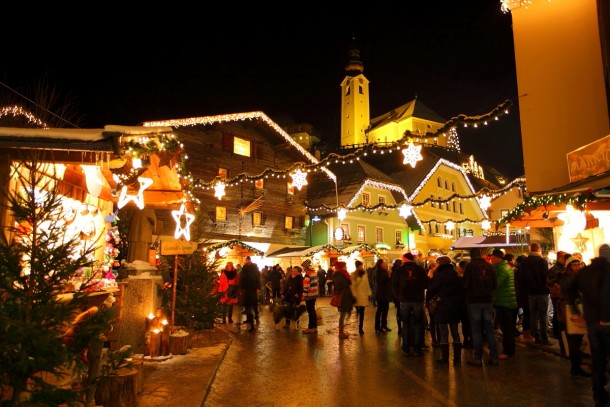 Idylle pur - der Marktplatz von Großarl