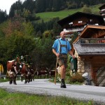 Ankunft im Ortsteil Unterberg - ein langer Weg liegt schon hinter ihnen