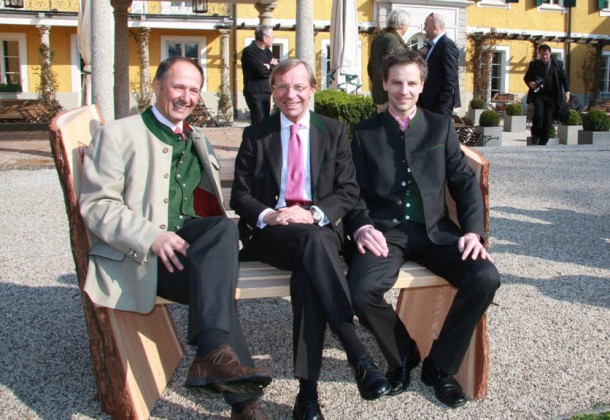 Leo Bauernberger (MBA, Geschäftsführer SLTG), Dr. Wilfried Haslauer (Landeshauptmannstv.), Peter Unterkofler