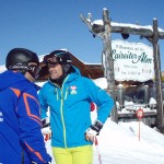 Armin Assinger und Vöstl am Beginn des Pisten-Geheimtipps bei der Laireiteralm