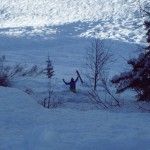 Auch ein Ski-Ass kann einmal fallen (stürzen)