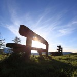 Rastplatz an der Sonne - am Ende der "Himmelsleiter" zur Bichlalm