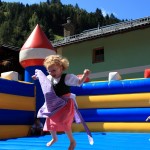 Auch die Kleinsten "fliegen" schon auf den Bauernherbst