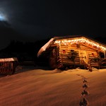 Hütte am Ortseingang von Großarl