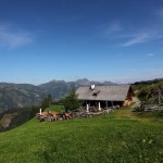 Die Bichlalm, 1.731 m - ein beliebtes Wanderziel im Großarltal