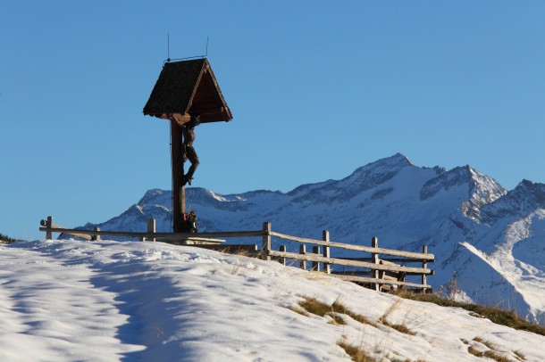 November 2014: Spät nachmittags oberhalb der Bichlalm