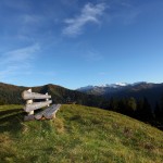 Rastbank nahe der Bichlalm - ein ganz besonderer Kraftplatz