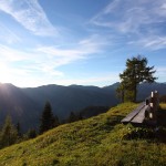 Rastbank nahe der Bichlalm - ein ganz besonderer Kraftplatz