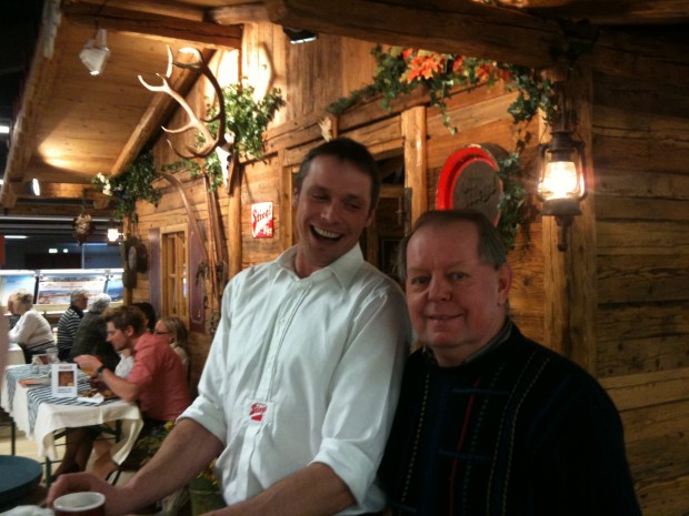 Paul und  Ingo auf der Stiegl-Alm