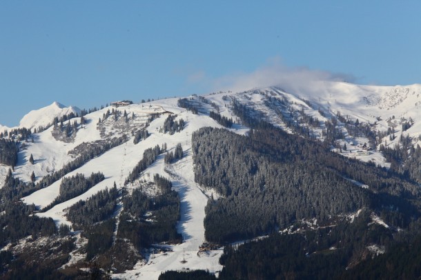 Samstag, 16. 4. 2011, Blick ins Skigebiet Großarl.