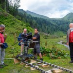 Für viele Einstellungen wurden extra Schienen für die Kamerafahrt aufgebaut