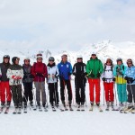 Die Gruppe freut sich schon