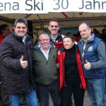 Hans Hettegger (Edelweiss), Rick Porters, Thomas Wirnsperger (TVB), Wies Porters, Sepp Gruber (Bergbahnen)