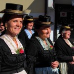 Trachtenfrauen in Großarl in traditioneller Tracht
