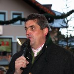 Hans Hettegger ("Edlweiß-Hons") bei der Eröffnung