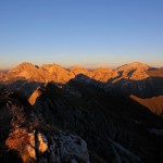 Die Kalkspitzen der Radstädter Tauern hinter mir "glühen", wie sonst nur die Dolomiten