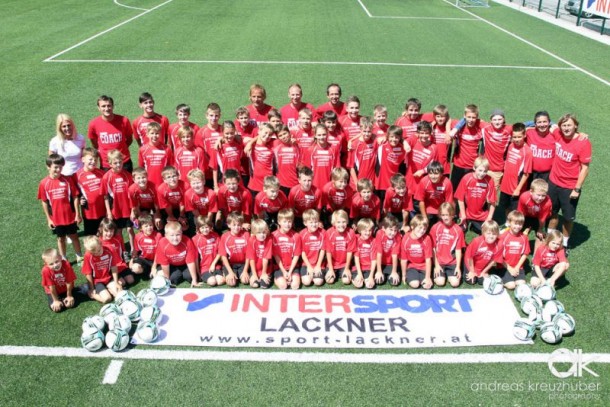Teilnehmer des Fußballcamps 2012