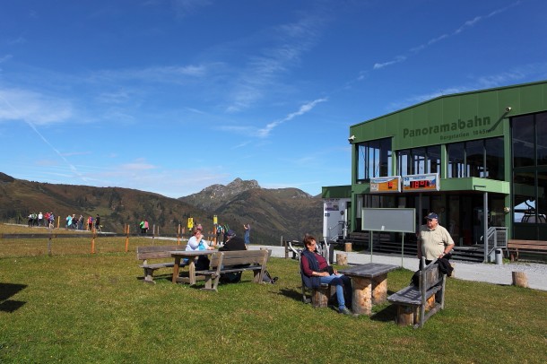 An der Panoramabahn-Bergstation