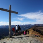 Am Gründegg (2.168 m) herrscht an dem Tag reger Betrieb