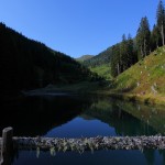 Beim Kraftwerkseinlauf auf dem Weg zur Harbachalm