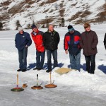 Auf der Eisbahn beim Aschaustüberl