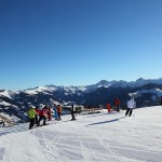 Herrliches Winterwetter - wie bestellt für unsere Dreharbeiten