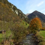 Herbst an der Großarler Ache in Hüttschlag