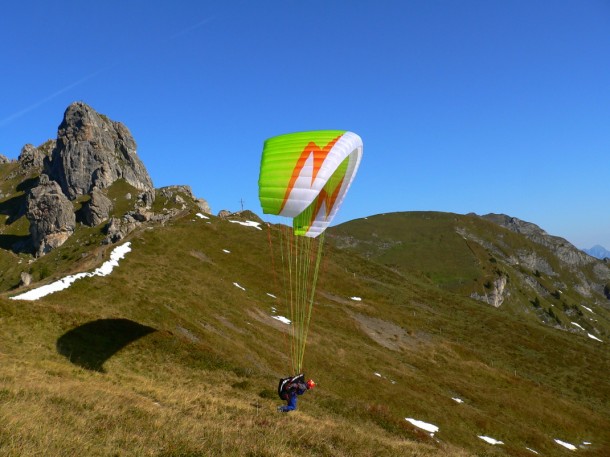 Start Paragleiter am Schuhflicker