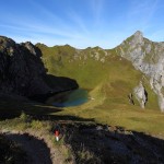 Am Weg zurück herauf vom Schuhflickersee