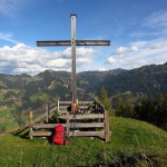 Gedenkkreuz nahe der Igltalalm - zugleich das letzte "Gipfelkreuz" meiner Tour