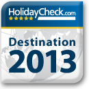 HolidayCheck Destination Award Logo 2013