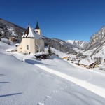 Blick über´n "Schiaßbichi" auf Hüttschlag