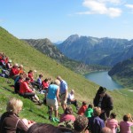 Karteistörl - herrliche Blick zum Tappenkarsee