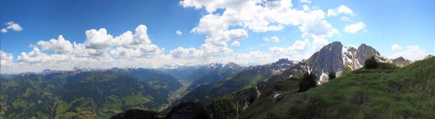 Blick vom Tennkogel auf das Großarltal