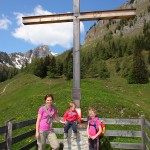 Das Ziel unserer Wanderung - im Hintergrund die Höllwand