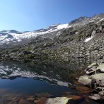 Herrlich spiegelt sich der Keeskogel in den Lienlacken