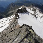 Blick zurück. Die Steilpassage ist geschafft.