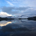 Wolkenstimmung über dem Oberen Schwarzhornsee