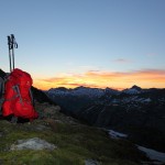 Tagesanbruch am Oberen Schwarzhornsee