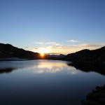 Jetzt ist sie da! Sonnenaufgang am Oberen Schwarzhornsee