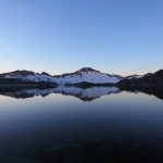 Nach und nach beleuchtet die Sonne die Hochalmspitze