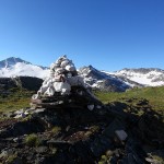 Stoamandl vor der Kulisse der Hochalmspitze