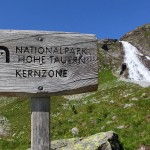 Knapp unter dem Fallbach-Fall beginnt die Kernzone des Nationalparks Hohe Tauern